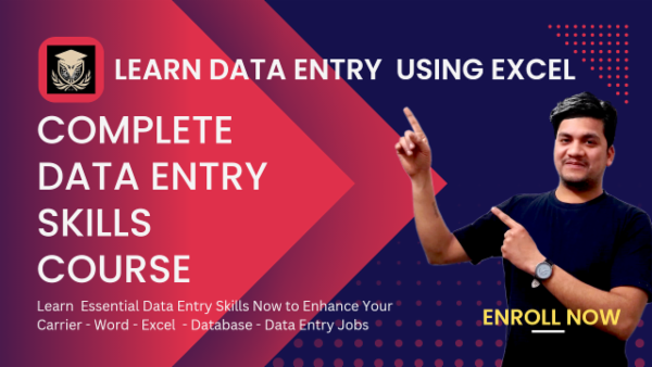 Basic Data Entry Lessons Complete Data Entry Skills Course - Learn Data Entry Skills Using Excel
